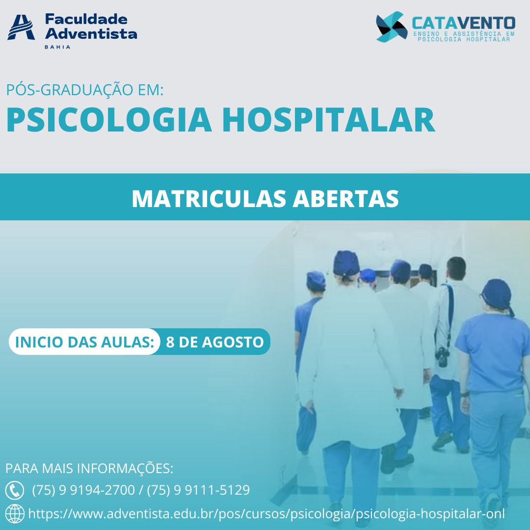 Fadba lança pós-graduação em Psicologia Hospitalar