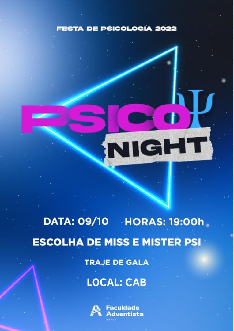 Psiconight celebra Dia de Psicólogo e 70 anos de Psicologia no Brasil